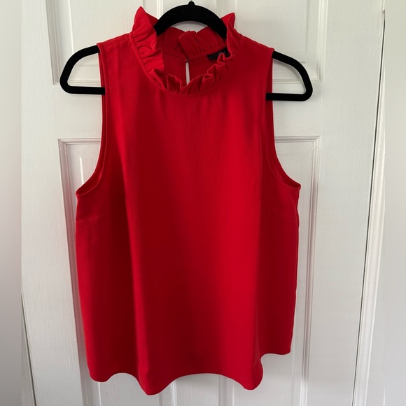 J.Crew Ruffle Neck Blouse - Picture 3 of 8